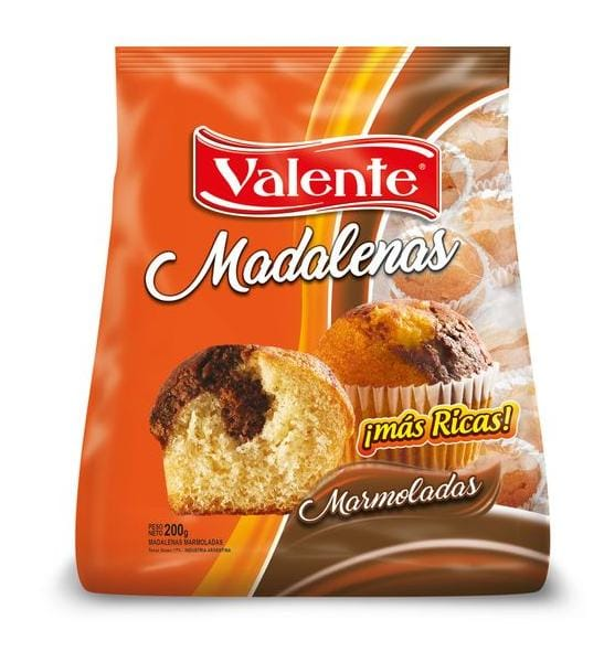 VALENTE MADALENAS MARMOLADA  12X200 GR 1