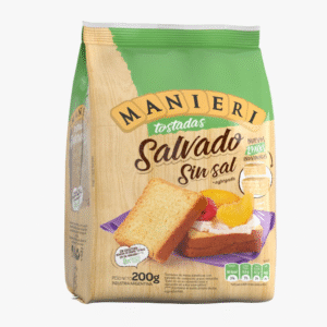 MANIERI TOSTADA CON SALVADO S/SAL X12PAQ 1