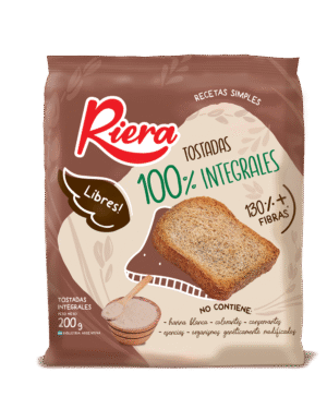 RIERA TOSTADA 100% INTEGRALES X 18X200
