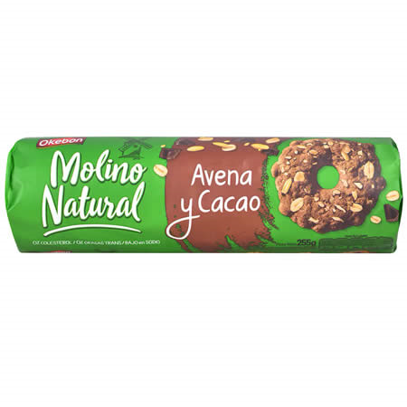 OKEBON  MOLINO NATURAL A Y CACAO 16X240