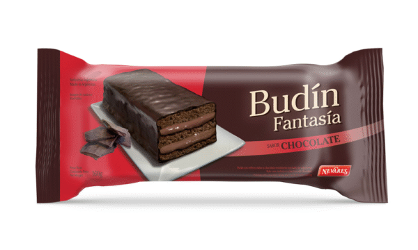 BUDIN FANTASIA NEVARES CHOCOLATE BANDEJA X10X160