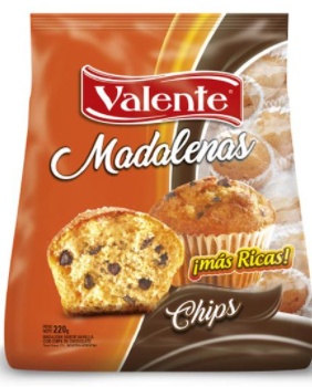 VALENTE MADALENA CON CHIPS 14 X 180 GR
