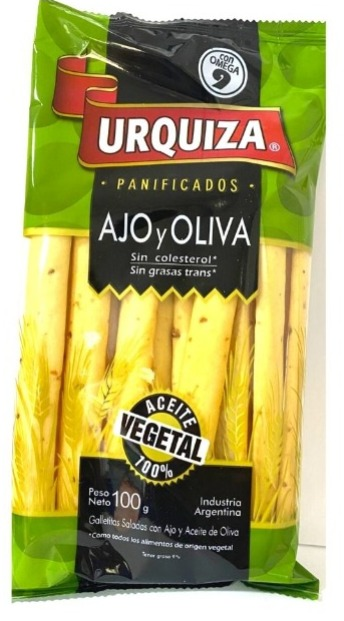 URQUIZA TALITA AJO Y OLIVA 15 X 100 GRS