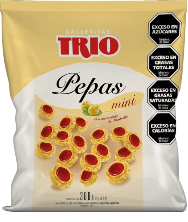 TRIO PEPAS MINI 10 X 300 GRS