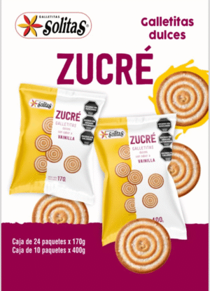 SOLITAS ZUCRE AZUCARADA CHICA 24X170GRS