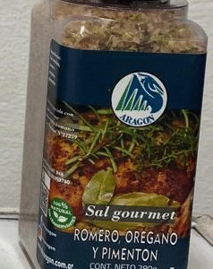 ARAGON SAL DE ROMERO OREGANO Y PIMENTON 15X280GRS