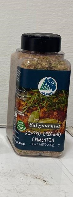 ARAGON SAL DE ROMERO OREGANO Y PIMENTON 15X280GRS