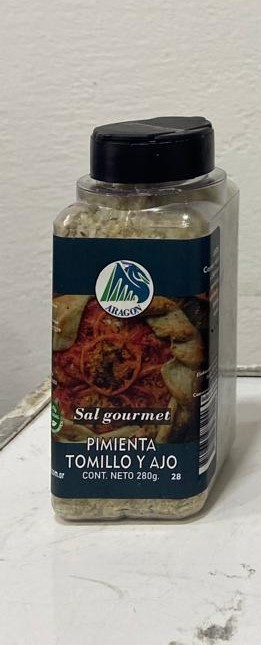 ARAGON PIMIENTA TOMILLO Y AJO 15X280GRS