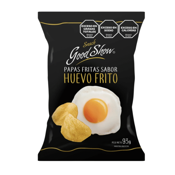 PAPA FRITAS SABOR HUEVO FRITO 12X63 GRS