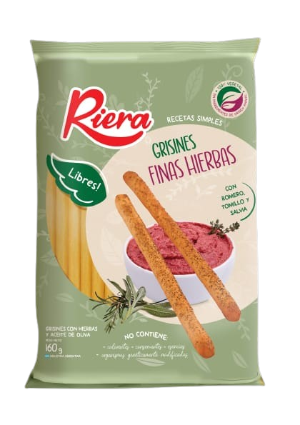 RIERA GRISIN FINAS HIERBAS X20X160GRS 1