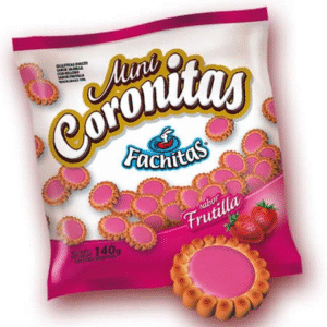 FACHITAS MINI CORONITAS FRUTILLA X30X140 1