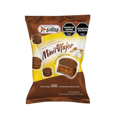 SOLITA ALFAJOR CHOCO  X14PAQX300GRS 1