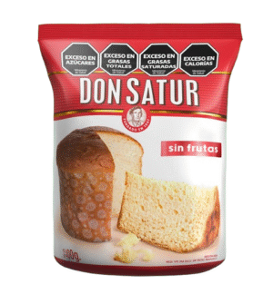 PAN DULCE DON SATUR SIN FRUTA X6 X400G