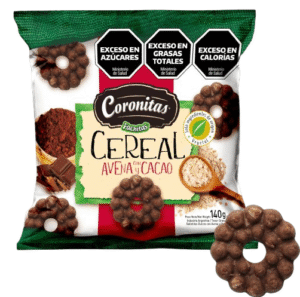FACHITAS CORONITAS CEREAL CON AVENA Y CACAO X30X140GRS