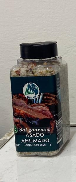 ARAGON SAL DE ASADO AHUMADO 15X280GRS
