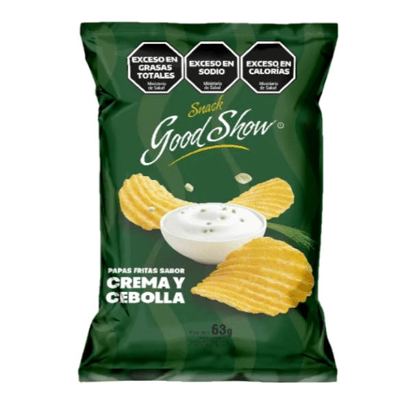 PAPA FRITAS GS CREMA Y CEBOLLA 12X63 GRS