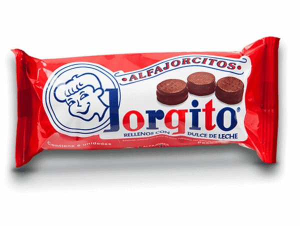 JORGITO ALFAJOR CHOC NEGRO TUBO 18 X 6 UNIDAD