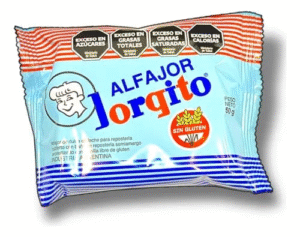 JORGITO ALFAJOR SIN GLUTEN *****PAQUETE*****X24X50 GRS
