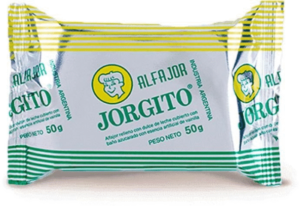 JORGITO ALFAJOR GLASEADO  (CHICO) *PAQ*  24X50