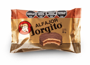 JORGITO ALFAJOR CHOC NEGRO  (CHICO) *PAQ*   24X55