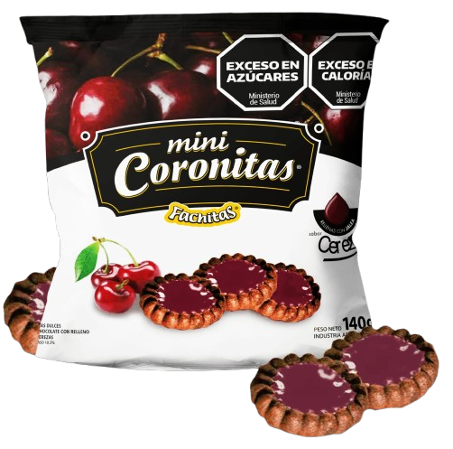 FACHITA MINI CORONITA C/ JALEA DE CEREZA (NUEVA) 30X140
