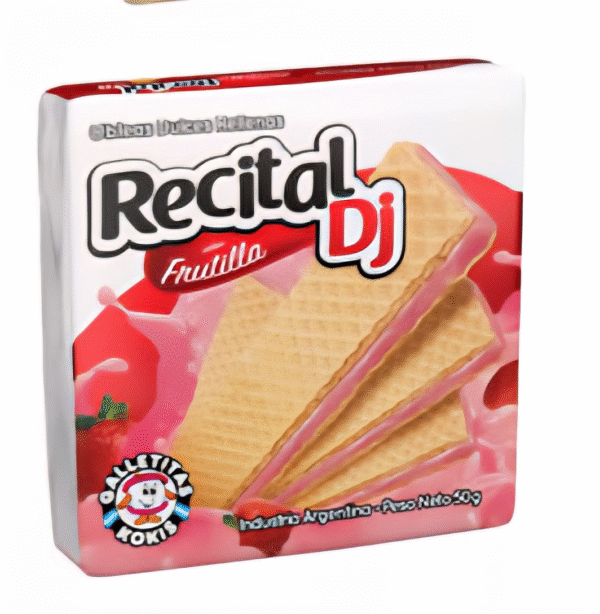 KOKI OBLEA CHICAS FRUTILLA (NUEVA)   36X50 GR