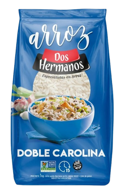 DOS HERMANOS ARROZ DOBLE AZUL DH NON GMO 10 X 500 GRS