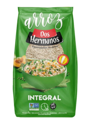 DOS HERMANOS ARROZ INTEGRAL VERDE 10X1K