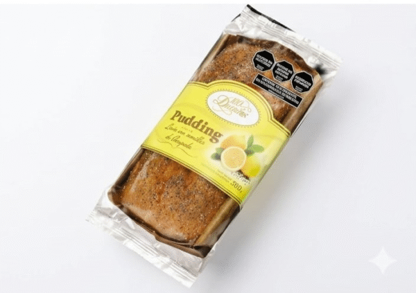 100 DUCADOS PUDDING LIMON C / SEM AMAPOLAS 8X100 GR