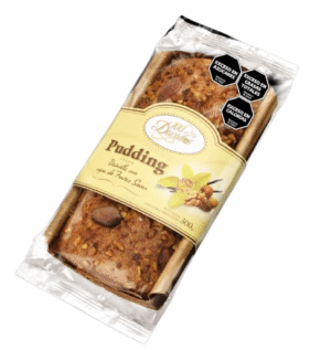 100 DUCADOS PUDDING VAINILLA C/ FRUTOS SEC. 8X100 GR