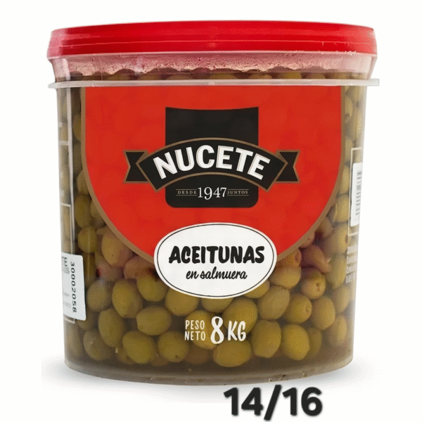 NUCETE BDE 5KG ACEITUNA VERDE 14/16