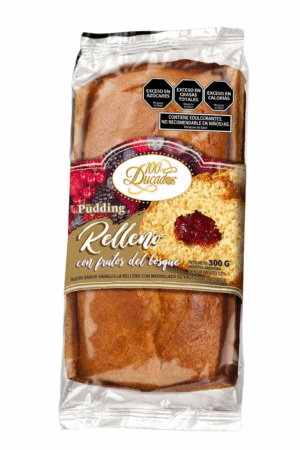 100 DUCADO PUDDING FRUTO DEL BOSQUE 8X300 GR