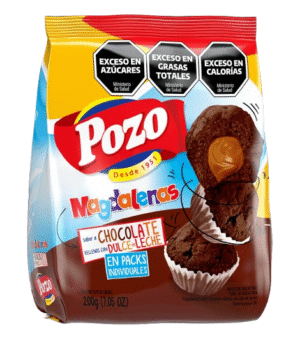POZO MAGDALENAS RELLENAS CHOCO C/ DULCE DE LECHE 10X200 GR