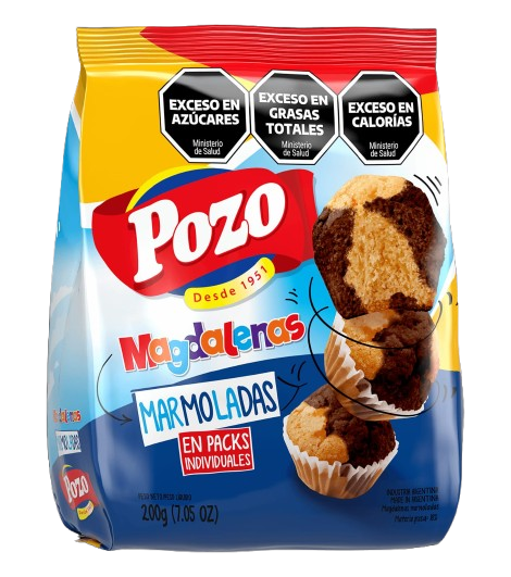 POZO MAGDALENAS MARMOLADA 10X200 GR