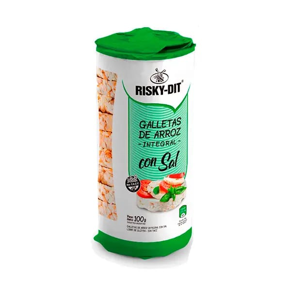 RISKY-DIT GALLETA  DE ARROZ C/SAL 12X100
