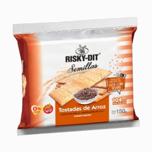 733-1.png RISKY-DIT TOSTADA DE ARROZ CON SEMILLAS 24X150 (MARRON)