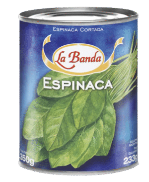 LA BANDA ESPINACA CORTADA  6 X 350 GRS