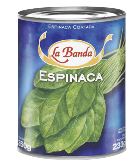 LA BANDA ESPINACA CORTADA  6 X 350 GRS