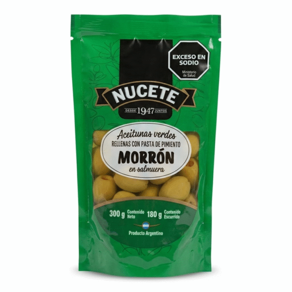 NUCETE DOY PACK ACEITUNA VERDE RELLENA 8X180/300