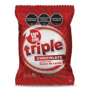 742-1.png FANTOCHE ALFAJOR TRIPLE CHOCOLATE 12X85 GRS