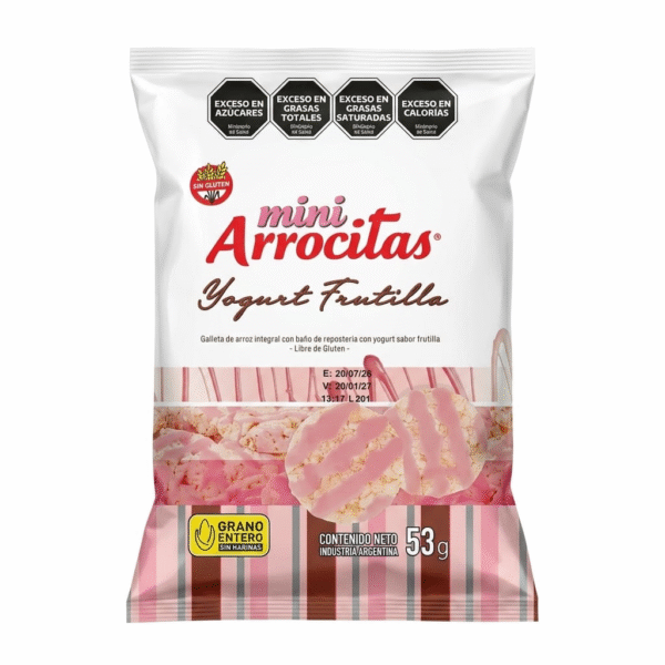 MINI ARROCITAS YOGURT FRUTILLA 12X53G