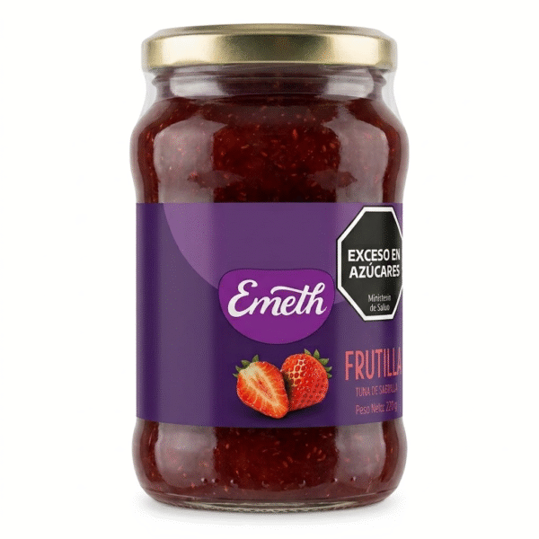EMETH MERM. FRUTILLA  (FRASCO) 6X454 GRS ( VIOLETA)