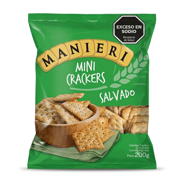 MANIERI MINI CRACKERS SALVADO 12X200 GS