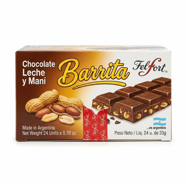 FEL FORT ( BARRITAS CHOC. LECHE C. MANI ) 24X20 GRS