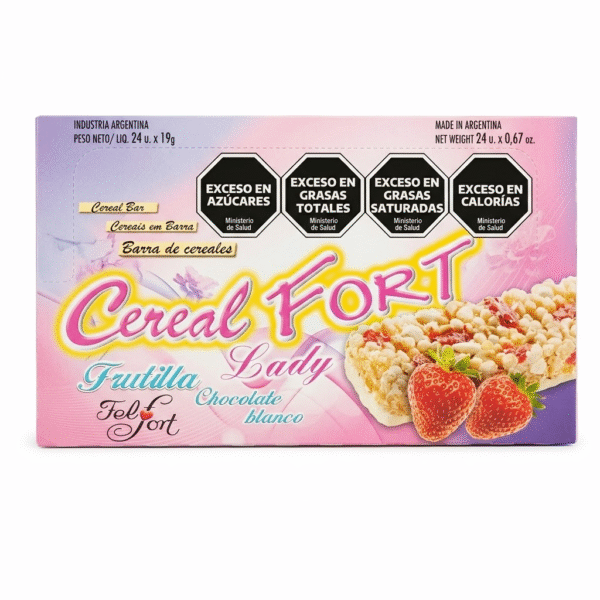 FEL FORT ( CEREALFORT LADY ) CAJAS ROSA 24X19 GRS