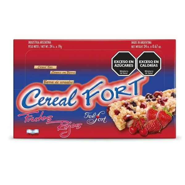 FEL FORT ( CEREALFORT FRUTOS ROJOS ) CAJA ROJA 24X19 GRS