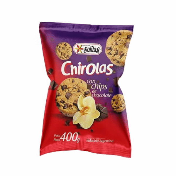 SOLITAS  CHIROLAS CON CHIPS DE CHOCO X10X400 1