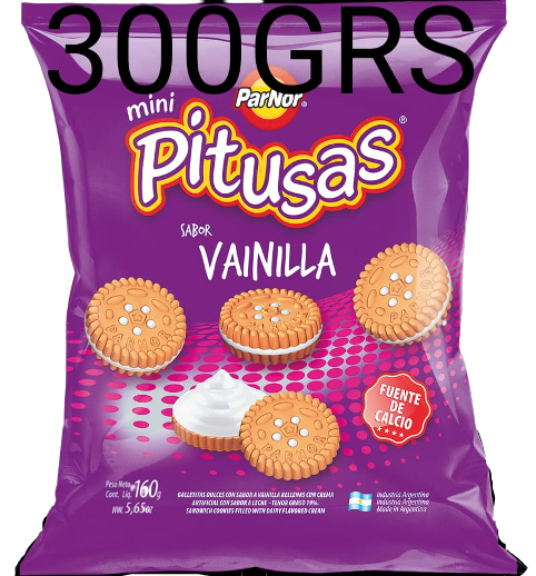 PAR NOR PITUSAS FAMILIAR VAINILLA 16X300GRS 1