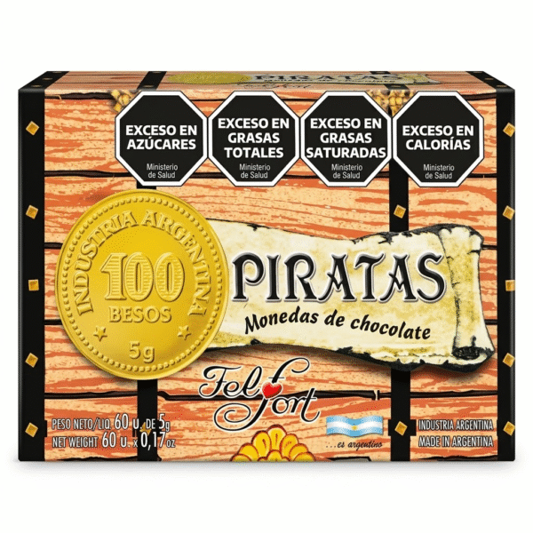 FEL FORT (PIRATAS MONEDAS DE CHOC. ) 60X5 GRS
