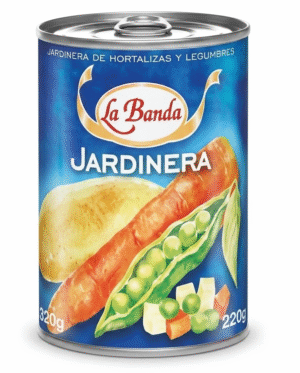 LA BANDA JARDINERA DE HORTALIZAS Y LEGUMBRES 6 X 350 GRS